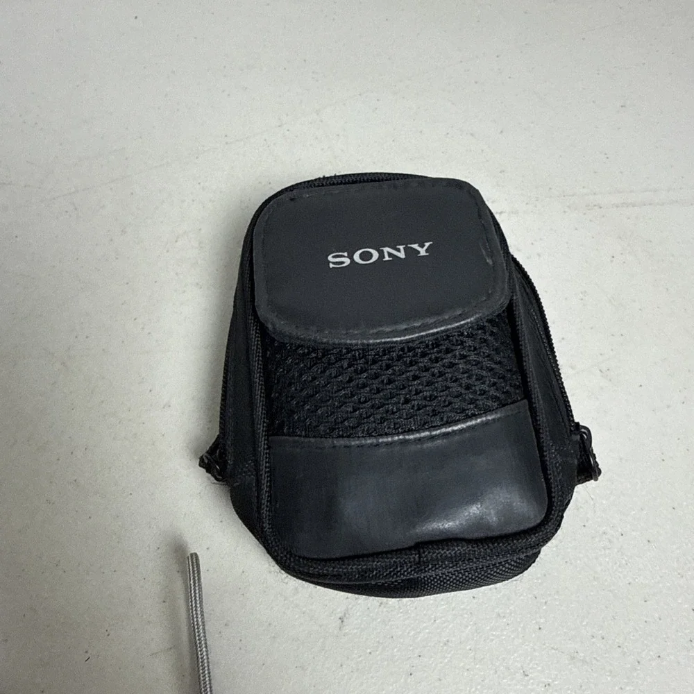 Sony Cyber-shot DSC-W710 Silver Digital Camera 16.1MP 5x Zoom w/ Battery & Bag
